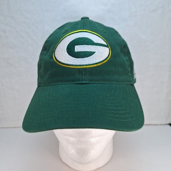 NFL Green Bay Packers Adidas Embroidered Logo Dad Hat Cap Green Adjustable - Picture 1 of 9